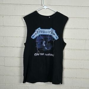 Metallica Black Muscle Tee size S